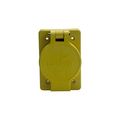 Product Image of Arrow Hart Watertight Locking Receptacle, #14-8 Awg, 20A, 347/600V, L23-20, 4-Pole, 5-Wire, L2320RW