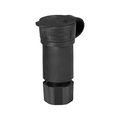 Product Image of Arrow Hart Watertight Locking Connector, #18-10 Awg 20A, 125V, Black, L5-20, 2-Pole 3-Wire, L520CWBK