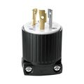 Product Image of Safety Grip Locking Plug, #16-12 Awg, 20A, 125V, Back Wiring, Ultra Grip, L5-20, 2-Pole, 3-Wire, L520P