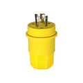 Product Image of Arrow Hart Watertight Locking Plug, #18-10 Awg 30A, 125V, Steel, L5-30, 2-Pole 3-Wire, L530PW
