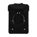 Product Image of Arrow Hart Watertight Locking Receptacle, #14-8 Awg, 30A, 250V, Black, L6-30, 2-Pole 3-Wire, L630RWBK