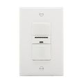 Product Image of Occupancy Sensor & Dimmer, Dimmer Sensor, 120V, White, 1-Pole, 1-Phase, 1000 Sq Ft, Occupancy, OS106D1-W
