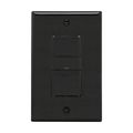 Product Image of Occupancy Sensor Switch, No Neutral Required, 120V, Black, 1-Pole, 3-Way, 1-Phase, 450 Sq Ft, OS306U-BK