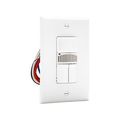Product Image of Occupancy Sensor Dual Switch, Dual Tech Motion,120/277V, White, 1-Pole, 3Way, 1-Ph, 1000 Sq Ft, OSD10DN-W