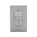 Product Image of Occupancy Sensor Dual Switch, 120/277V, Gray, 1-Pole, 3-Way, 1-Ph, 1000 Sq Ft, OSP10D-GY