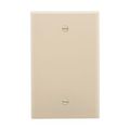 Product Image of Mid-Size Blank Wallplate, Almond, Blank, Polycarbonate, 1, Mid-Size, PJ13A