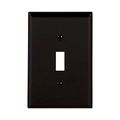 Product Image of Toggle Wallplate, Black, Toggle Cutout, Polycarbonate, Single- Gang, Mid-Size, PJ1BK