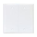Product Image of Blank Wallplate, Wallplate 2G Blank Box Mount Poly Mid Wh, PJ23W-SP-L
