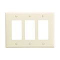 Product Image of Decorator / Gfci Wallplate Decorator Wallplate, Light Almond, Decorator, 3, Mid-Size, PJ263LA-SPL1