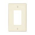 Product Image of Decorator / Gfci Wallplate, Lt. Almond, Decorator Cutout, Polycarbonate, Single- Gang, Mid-Size, PJ26LA
