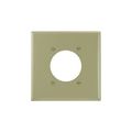 Product Image of Power Outlet And Locking, Ivory, 2.15" Hole Cutout, Polycarbonate, 2- Gang, Mid-Size, PJ703V