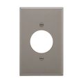 Product Image of Power Outlet And Locking, Gray, 1.59" Hole Cutout, Polycarbonate, Single- Gang, Mid-Size, PJ720GY