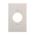 Product Image of Power Outlet And Locking, White, 1.59" Hole Cutout, Polycarbonate, Single- Gang, Mid-Size, PJ720W