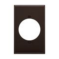 Product Image of Power Outlet And Locking, Brown, 2.15" Hole Cutout, Polycarbonate, Single- Gang, Mid-Size, PJ724B
