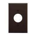Product Image of Power Outlet And Locking, Brown, 1.40" Hole Cutout, Polycarbonate, Single- Gang, Mid-Size, PJ7B