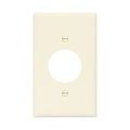 Product Image of Power Outlet And Locking, Lt. Almond, 1.40" Hole Cutout, Polycarbonate, Single-Gang, Mid-Size, PJ7LA