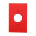 Product Image of Power Outlet And Locking, Red, 1.40" Hole Cutout, Polycarbonate, Single- Gang, Mid-Size, PJ7RD