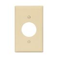 Product Image of Power Outlet And Locking, Ivory, 1.40" Hole Cutout, Polycarbonate, Single- Gang, Mid-Size, PJ7V
