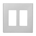 Product Image of Wallplate, Two-Gang, Decorator, Without Screws, Silver, PJS262SG-SP-L