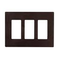 Product Image of Wallplate, Three-Gang, Decorator, Without Screws, Red, PJS263RB-SP-L
