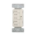 Product Image of Accell Hour Timer, 1, 2, 4, 8, 12 Hour Default Time Settings, 15A, 120V, 5 Button, Light Almond, PT18H-LA
