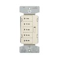 Product Image of Accell Minute Timer, 5, 10, 15, 30, & 60 Minute Default Settings, 15A, 120V, 5 Button, Almond, PT18M-A
