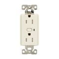 Product Image of Z-Wave Plus Split Control Wireless Receptacle, 15A, 120V Actuator, Light Almond, RFTR9605-TLA