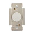 Product Image of Etn Rotary 1000W Dimmer, 120V, 60Hz, 1P Only, Incandescent Or Halogen Loads, White, RI101-W