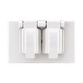 Product Image of Non-Metallic Duplex Receptacle Cover, Stay-Open, Surface Mount, White, Duplex Receptacle, 1-Gang, S1962W-SP