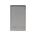 Product Image of Non-Metallic Gfci Or Decorator Cover, Self-Closing, Surface Mount, Gray, Wet, 1-Gang, Vertical, S2966