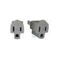 Product Image of Adaptor, Gray, Two-Pole, Three-Wire, Polarized, S419GY-SP