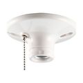 Product Image of Lampholder, Pull Chain, #14-10 Awg, Medium Base, White, 2-Piece, Thermoset, 250V, 660W 275005, S759W-CD-SPL