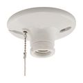 Product Image of Lampholder, Pull Chain, #14-10 Awg, White, 2-Piece, 6" Lead, Thermoset, 250V, 660W, S788W-SP