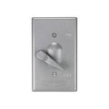 Product Image of Cover With Switch, 1-Pole Switch, Surface Mount, Gray, Toggle Switch, Wet, Metal, 1-Gang, S983-SP