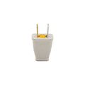 Product Image of Straight Blade Plug, #16 Awg 15A 125V, Impact-Resistant 1-15P, 2-Pole, 2-Wire, 0.33"" Dia., SA540W