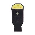 Product Image of Straight Blade Connector, #14 Awg 15A 125V, Black, Impact-Resistant 2-Pole 3-Wire, 0.33"" Dia., SA993