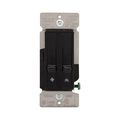 Product Image of Dimmer & Fan Speed Control, No Neutral Required, #14 -12 Awg 120V, Black, 1-Pole, 300W, SDC15-BK