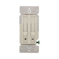 Product Image of Dimmer & Fan Speed Control, No Neutral Required, #14 -12 Awg 120V, Light Almond, 1-Pole, 300W, SDC15-LA