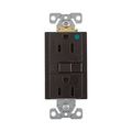 Product Image of Hospital Grade Gfci Receptacle, Self-Test, #14 -10 Awg 15A 125V, Gfci, Black, 2-Pole 3-Wire, SGFH15FB