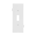 Product Image of Sectional Wallplate, Center Piece, White, Toggle Cutout, Polycarbonate, Single- Gang, Mid-Size, STC1W