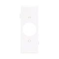 Product Image of Sectional Wallplate, Center Piece, White, Single Receptacle 1.40" Hole Cutout, Single-Gang, STC7W