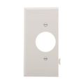 Product Image of Sectional Wallplate, End Piece, White, Single Receptacle 1.40" Hole Cutout, Single-Gang, STE7W