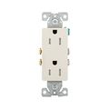 Product Image of Residential Duplex Receptacle, #14-10 Awg 15A 125V, Light Almond Tamper-Resistant, TR1107LA