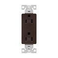 Product Image of Receptacle, 15A, 125V,Two-Pole, Thermoplastic, Brown, TR1107RB-SP-L
