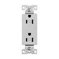 Product Image of Receptacle, 15A, 125V,Two-Pole, Thermoplastic, White, TR1107SG-SP-L