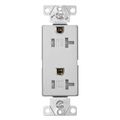 Product Image of Decorator Duplex Receptacle, Silver Granite A05, TR1307SG-SP-L