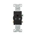 Product Image of Commercial Single Receptacle, #14-10 Awg 20A 125V, SideWire, Black, Impact-Resistant, TR1877BKBXSP