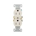 Product Image of Residential Duplex Receptacle, #14-10 Awg 15A 125V, SideAnd Push, Light Almond, TR270LA