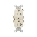 Product Image of Residential Duplex Receptacle, #14-10 Awg 20A 125V, Side Wire, Light Almond, TR370LA-BOX
