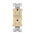 Product Image of Arrow HartIndustrial Duplex Receptacle, Half Control, #14-10 Awg 15A 125V, Ivory, 2-Pole, TR5262CHV